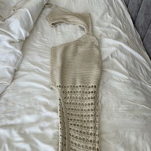 Retrofete Beige Knit Dress